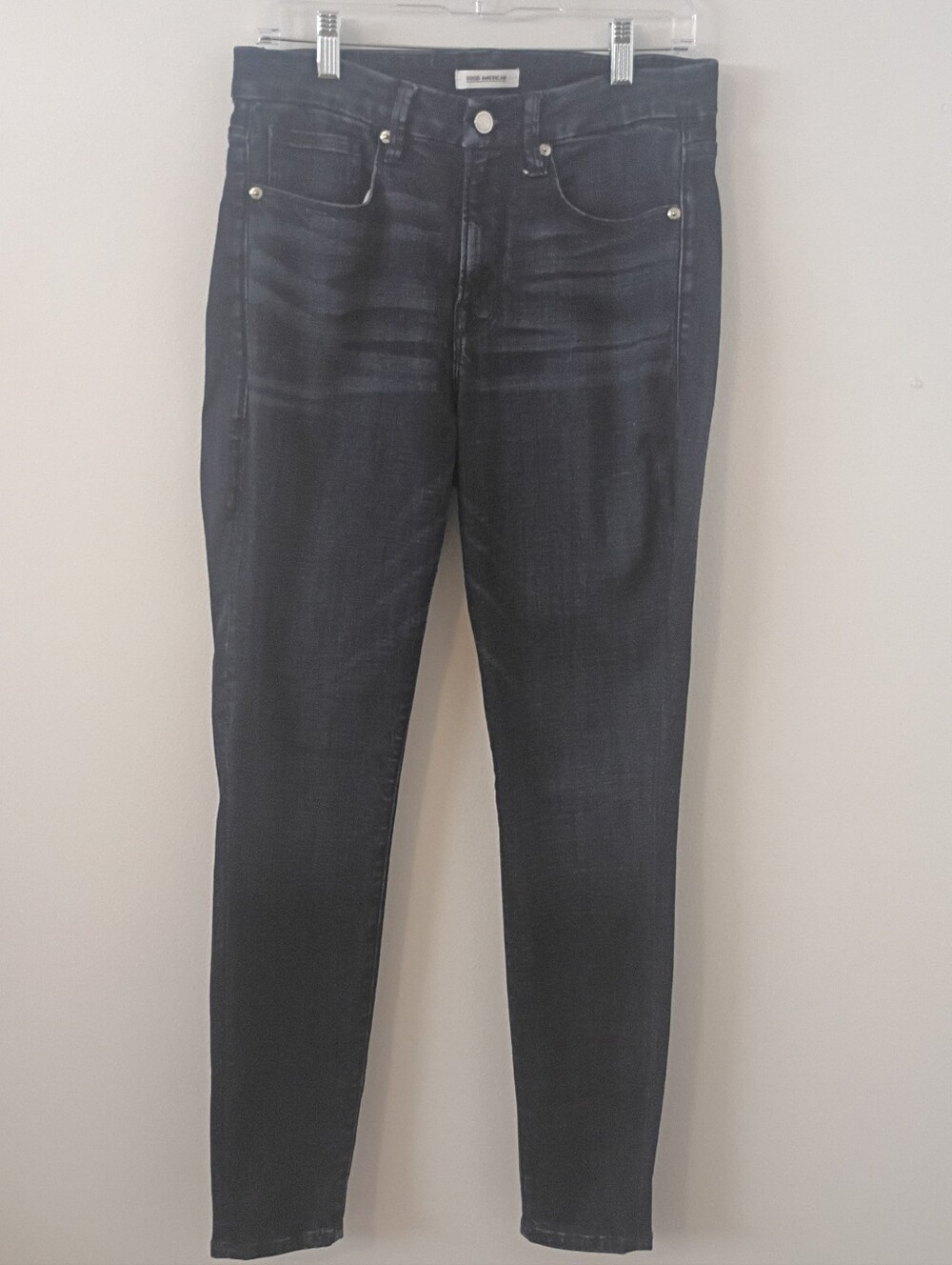 Good American Good Legs Skinny Jeans Dark Wash